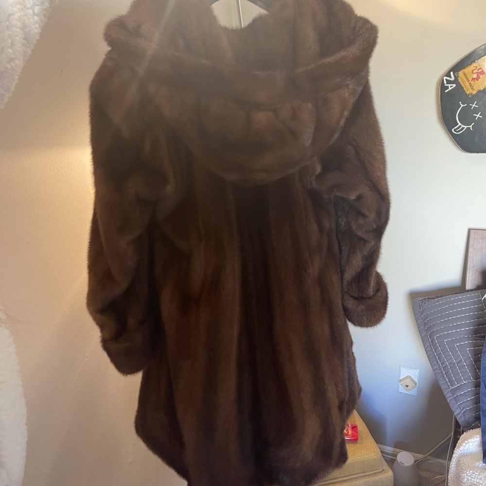 Brown Mink Fur Coat